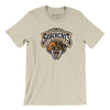 Tacoma Sabercats Hockey Men/Unisex T-Shirt-Soft Cream-Allegiant Goods Co. Vintage Sports Apparel