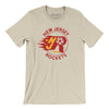 New Jersey Rockets Soccer Men/Unisex T-Shirt-Soft Cream-Allegiant Goods Co. Vintage Sports Apparel