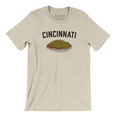 Cincinnati Chili Men/Unisex T-Shirt-Soft Cream-Allegiant Goods Co. Vintage Sports Apparel