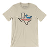 Dallas Chaparrals Basketball Men/Unisex T-Shirt-Soft Cream-Allegiant Goods Co. Vintage Sports Apparel