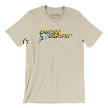 Carolina Lightnin' Soccer Men/Unisex T-Shirt-Allegiant Goods Co. Vintage Sports Apparel