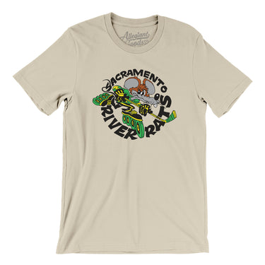 Sacramento River Rats Roller Hockey Men/Unisex T-Shirt-Allegiant Goods Co. Vintage Sports Apparel