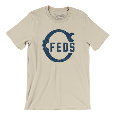 Chicago Feds Baseball Men/Unisex T-Shirt-Soft Cream-Allegiant Goods Co. Vintage Sports Apparel