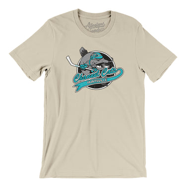 Huntsville Channel Cats Hockey Men/Unisex T-Shirt-Allegiant Goods Co. Vintage Sports Apparel