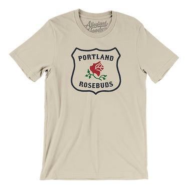 Portland Rosebuds Hockey Men/Unisex T-Shirt-Allegiant Goods Co. Vintage Sports Apparel