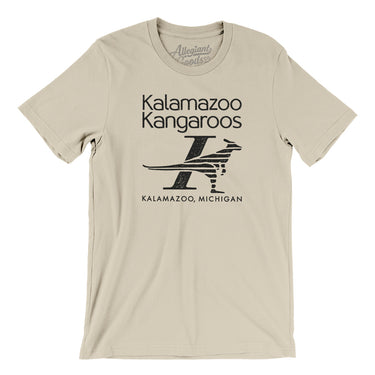 Kalamazoo Kangaroos Soccer Men/Unisex T-Shirt-Allegiant Goods Co. Vintage Sports Apparel
