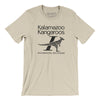 Kalamazoo Kangaroos Soccer Men/Unisex T-Shirt-Soft Cream-Allegiant Goods Co. Vintage Sports Apparel