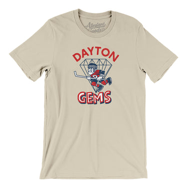Dayton Gems Hockey Men/Unisex T-Shirt-Allegiant Goods Co. Vintage Sports Apparel