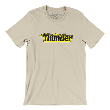 Baltimore Thunder Lacrosse Men/Unisex T-Shirt-Allegiant Goods Co. Vintage Sports Apparel