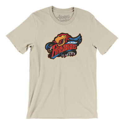 Albany Firebirds Arena Football Men/Unisex T-Shirt-Soft Cream-Allegiant Goods Co. Vintage Sports Apparel
