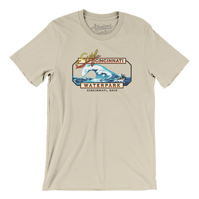 Surf Cincinnati Amusement Park Men/Unisex T-Shirt-Soft Cream-Allegiant Goods Co. Vintage Sports Apparel