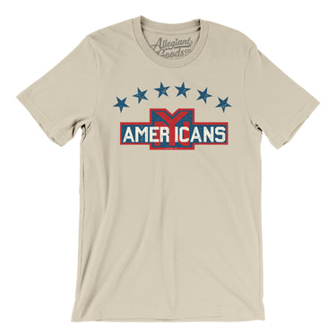 New York Americans Hockey Men/Unisex T-Shirt-Allegiant Goods Co. Vintage Sports Apparel