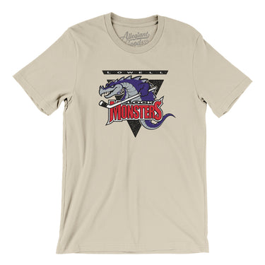 Lowell Lock Monsters Hockey Men/Unisex T-Shirt-Allegiant Goods Co. Vintage Sports Apparel