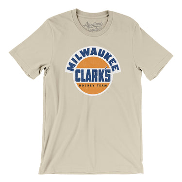 Milwaukee Clarks Hockey Men/Unisex T-Shirt-Allegiant Goods Co. Vintage Sports Apparel