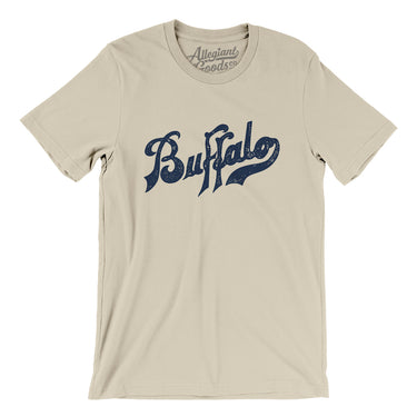 Buffalo Blues Baseball Men/Unisex T-Shirt-Allegiant Goods Co. Vintage Sports Apparel