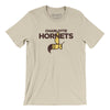 Charlotte Hornets Football Men/Unisex T-Shirt-Soft Cream-Allegiant Goods Co. Vintage Sports Apparel