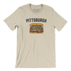 Pittsburgh Style Sandwich Men/Unisex T-Shirt-Soft Cream-Allegiant Goods Co. Vintage Sports Apparel