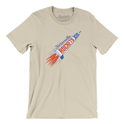 Jacksonville Rockets Hockey Men/Unisex T-Shirt-Soft Cream-Allegiant Goods Co. Vintage Sports Apparel
