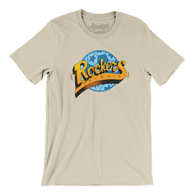 Detroit Rockers Soccer Men/Unisex T-Shirt-Soft Cream-Allegiant Goods Co. Vintage Sports Apparel