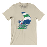 San Diego Sails Basketball Men/Unisex T-Shirt-Allegiant Goods Co. Vintage Sports Apparel