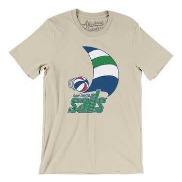 San Diego Sails Basketball Men/Unisex T-Shirt-Allegiant Goods Co. Vintage Sports Apparel