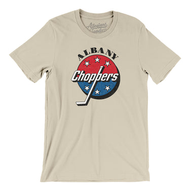 Albany Choppers Hockey Men/Unisex T-Shirt-Allegiant Goods Co. Vintage Sports Apparel