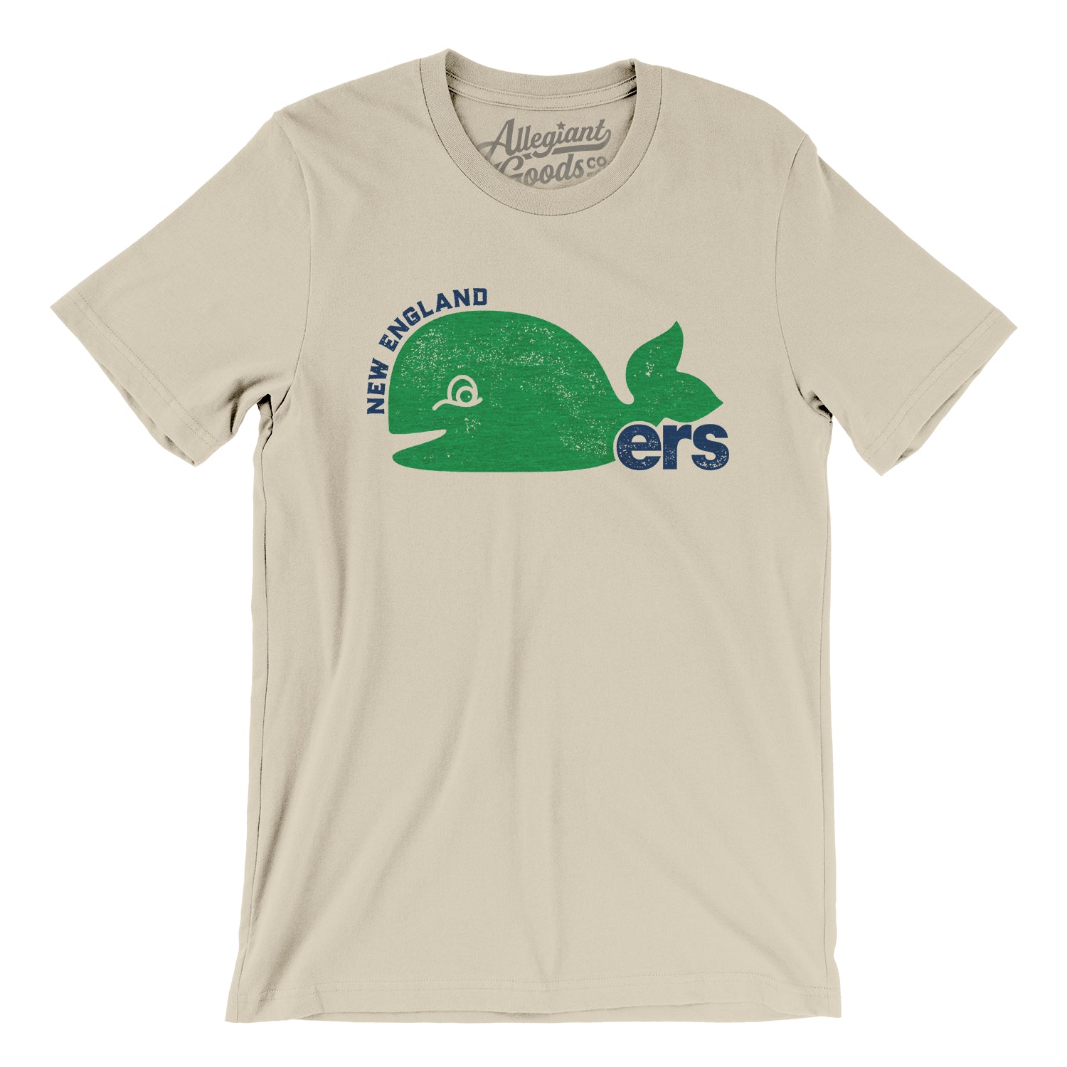 WHA Champion New England Whalers - Unisex T-Shirt / Forest Green / S