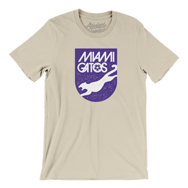 Miami Gatos Soccer Men/Unisex T-Shirt-Allegiant Goods Co. Vintage Sports Apparel