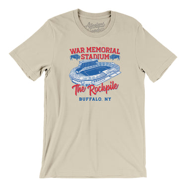 Buffalo War Memorial Stadium Men/Unisex T-Shirt-Allegiant Goods Co. Vintage Sports Apparel