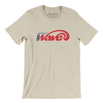 Washington Wave Lacrosse Men/Unisex T-Shirt-Soft Cream-Allegiant Goods Co. Vintage Sports Apparel