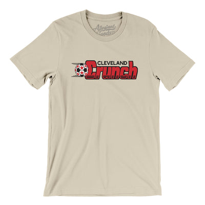Cleveland Crunch Soccer Men/Unisex T-Shirt-Soft Cream-Allegiant Goods Co. Vintage Sports Apparel