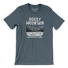 Rocky Mountains National Park Men/Unisex T-Shirt-Heather Slate-Allegiant Goods Co. Vintage Sports Apparel