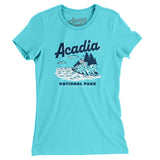 Acadia National Park Women's T-Shirt-Allegiant Goods Co. Vintage Sports Apparel