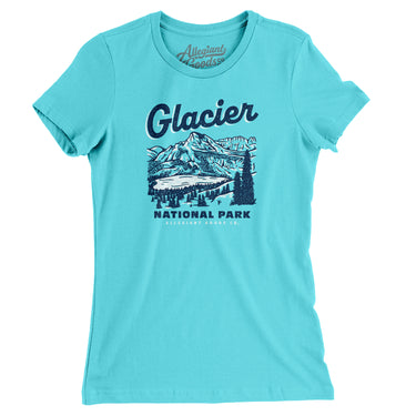 Glacier National Park Women's T-Shirt-Allegiant Goods Co. Vintage Sports Apparel