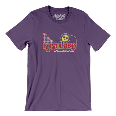 Roseland Park Amusement Park Men/Unisex T-Shirt-Purple-Allegiant Goods Co. Vintage Sports Apparel