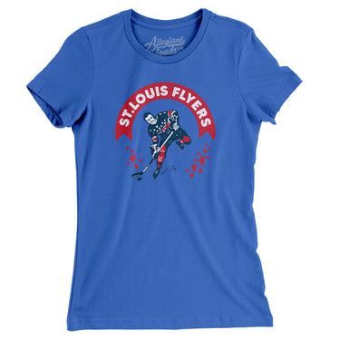 St Louis Flyers Hockey Women's T-Shirt-Allegiant Goods Co. Vintage Sports Apparel