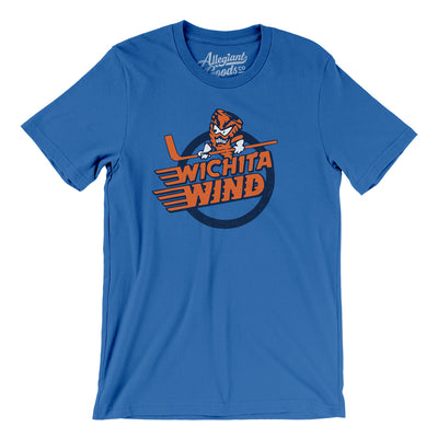 Wichita Wind Hockey Men/Unisex T-Shirt-True Royal-Allegiant Goods Co. Vintage Sports Apparel