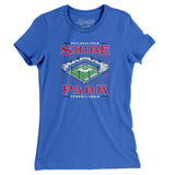 Shibe Park Philadelphia Women's T-Shirt-Allegiant Goods Co. Vintage Sports Apparel