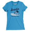 Acadia National Park Women's T-Shirt-Heather Aqua-Allegiant Goods Co. Vintage Sports Apparel