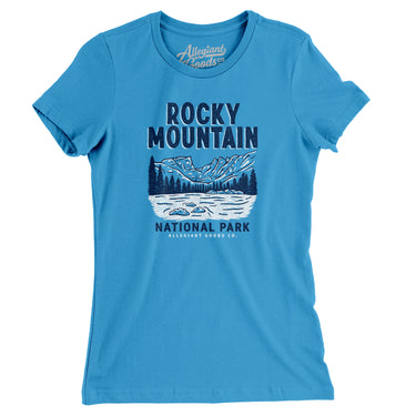 Rocky Mountains National Park Women's T-Shirt-Allegiant Goods Co. Vintage Sports Apparel