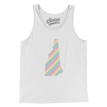 New Hampshire Pride State Men/Unisex Tank Top-Allegiant Goods Co. Vintage Sports Apparel