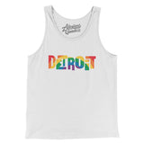 Detroit Michigan Pride Men/Unisex Tank Top-Allegiant Goods Co. Vintage Sports Apparel