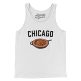 Chicago Style Deep Dish Pizza Men/Unisex Tank Top-Allegiant Goods Co. Vintage Sports Apparel