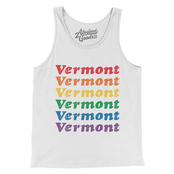 Vermont Pride Men/Unisex Tank Top-Allegiant Goods Co. Vintage Sports Apparel