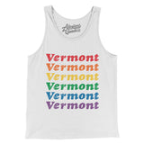 Vermont Pride Men/Unisex Tank Top-Allegiant Goods Co. Vintage Sports Apparel