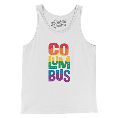 Columbus Ohio Pride Men/Unisex Tank Top-Allegiant Goods Co. Vintage Sports Apparel