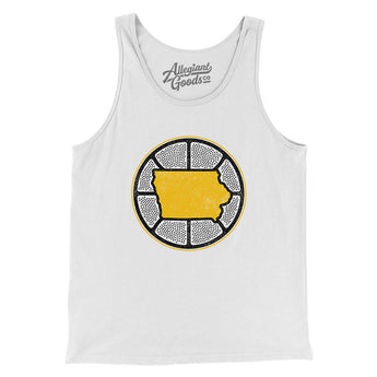 Iowa Basketball Men/Unisex Tank Top-Allegiant Goods Co. Vintage Sports Apparel