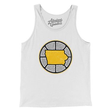 Iowa Basketball Men/Unisex Tank Top-Allegiant Goods Co. Vintage Sports Apparel