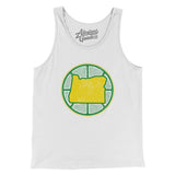 Oregon Basketball Men/Unisex Tank Top-Allegiant Goods Co. Vintage Sports Apparel