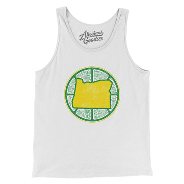 Oregon Basketball Men/Unisex Tank Top-Allegiant Goods Co. Vintage Sports Apparel